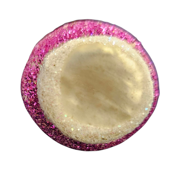 Christopher Radko Clara with Nutcracker Glass Ornament 2.5" Pink Glitter - Picture 6 of 6